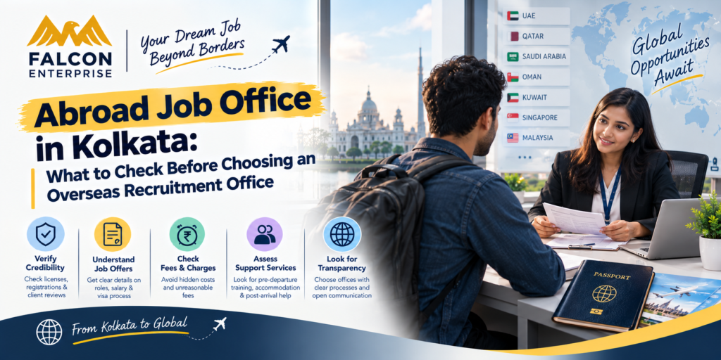 Abroad Job Office in Kolkata: What to Check Before Choosing an Overseas Recruitment Office